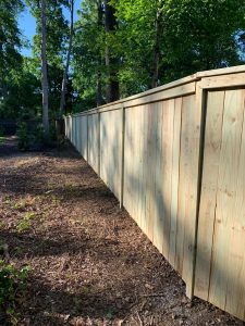 Privacy wood fence with cap | best choice 4 fencing, LLC | Charlotte fence builder